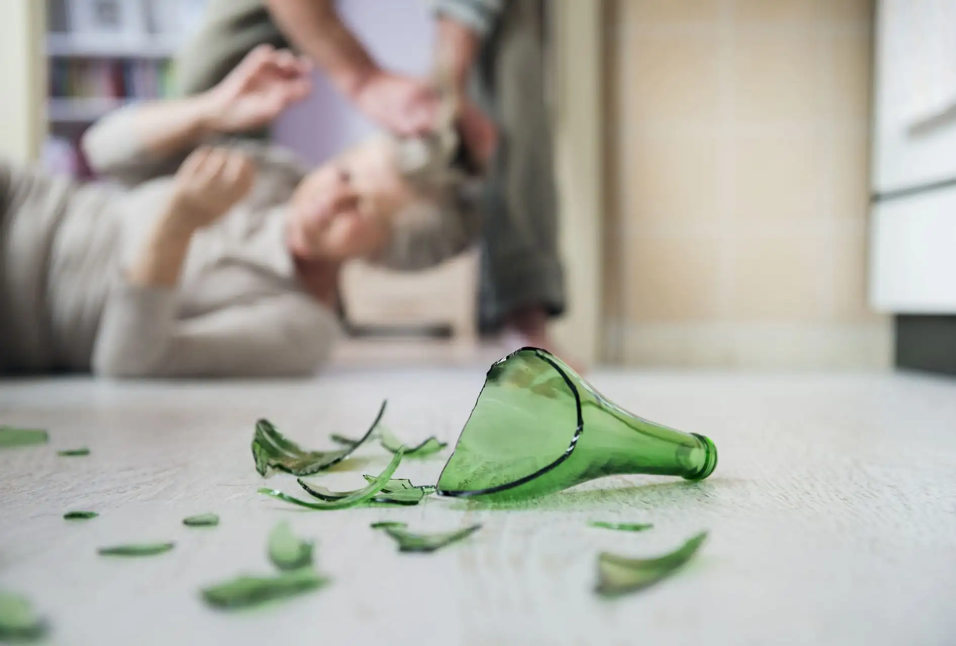 Woman victim of domestic violence